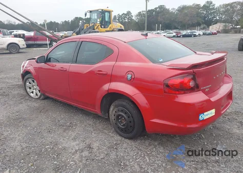 2014 Dodge Avenger Sxt z USA, uszkodzony, nr VIN 1C3CDZCB3EN202638